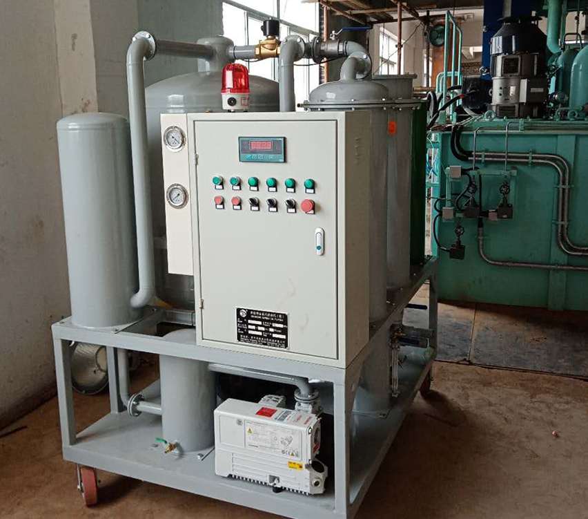 榆社化工潤滑油處理現場